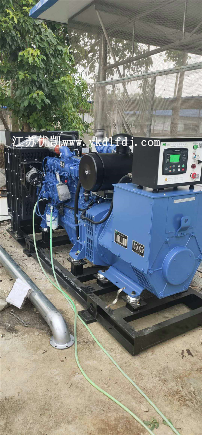 2020年10月13日，150KW玉柴發(fā)電機(jī)組交付廣西某養(yǎng)殖場使用