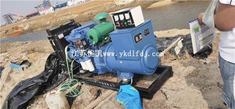2021年2月3日，75KW玉柴發(fā)電機(jī)組交付廣西北海某工地使用