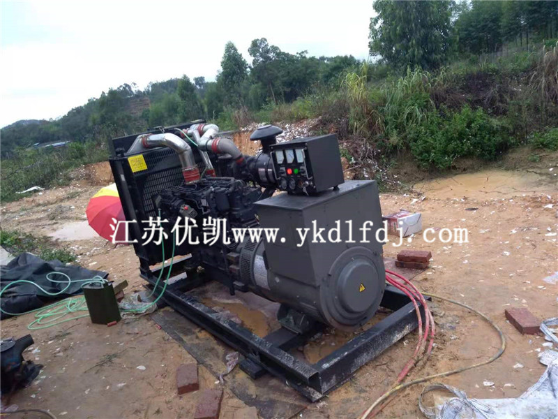 2021年7月31日，上柴股份150KW發(fā)電機組交付廣西某工廠使用