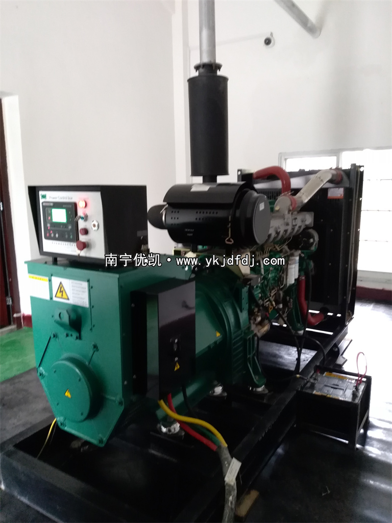 2022年6月28日，200KW玉柴發(fā)電機(jī)組崇左項目安裝調(diào)試完畢