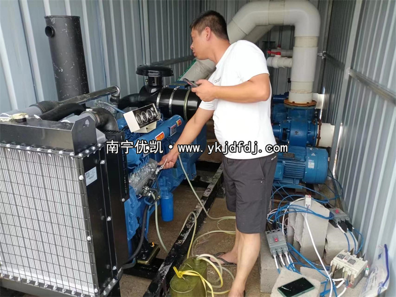 2023年6月16日，120kw濰坊雷納柴油發(fā)電機組送貨欽州養(yǎng)蝦場